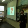 Wizyta studenta Akademii Marynarki Wojennej z Gdyni